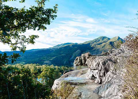Picturesque view of the Reotier Springs